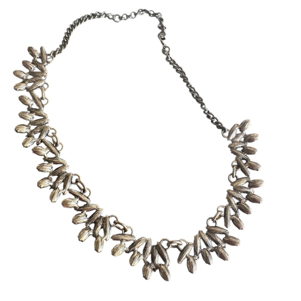 LOFT Autumn Colored Rhinestone Chunky Necklace - Picture 6 of 8